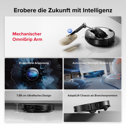 roborock Saros Z70 Saugroboter mit Wischfunktion und OmniGrip-Arm