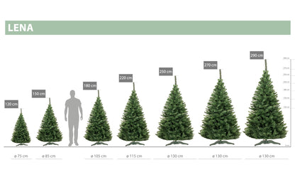 DecoKing Lena Künstlicher Weihnachtsbaum 220 cm Grün