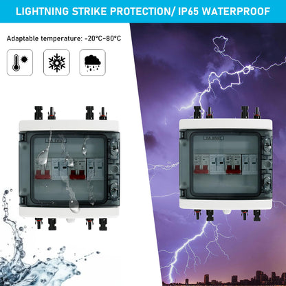 SolVolt PV Anschlusskasten DC Überspannungsschutz 1000V IP65