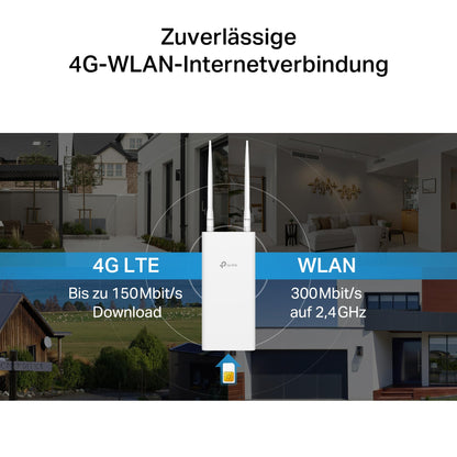 TP-Link TL-MR110-Outdoor 4G LTE WLAN Router - SIM-Karte
