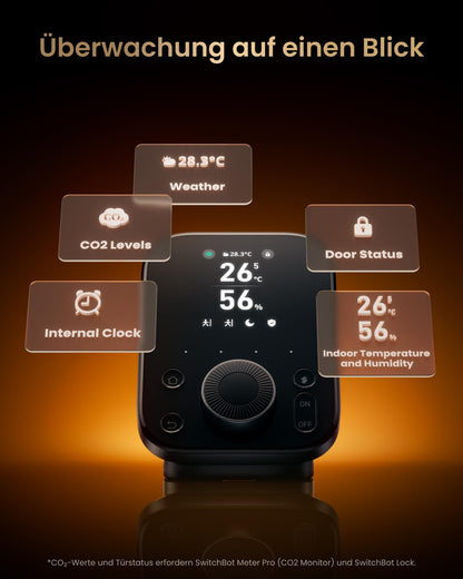 SwitchBot Hub 3 Smart Home Hub mit Matter, IR & Thermo/Hygro