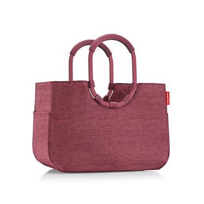 reisenthel loopshopper L twist maroon – Shopper aus recyceltem PET