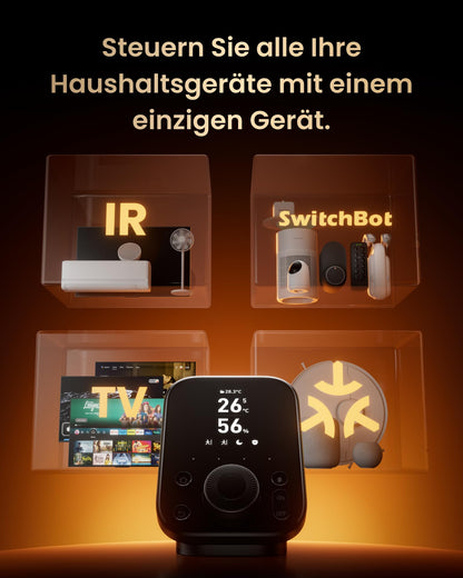 SwitchBot Hub 3 Smart Home Hub mit Matter, IR & Thermo/Hygro