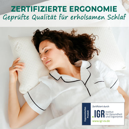 KNERST Nackenstützkissen Memory Foam orthopädisch Höhe 9 cm