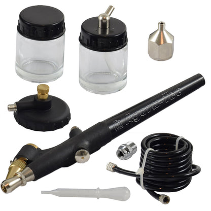 Agora-Tec Airbrush Set PROFI XIII.1 – Kompressor & 2 Pistolen