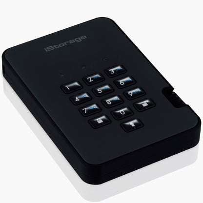 iStorage diskAshur2 HDD 3TB Schwarz – Sichere Festplatte