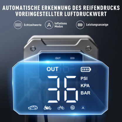 UTRAI Starthilfe Powerbank 5500A mit Kompressor für Pkw