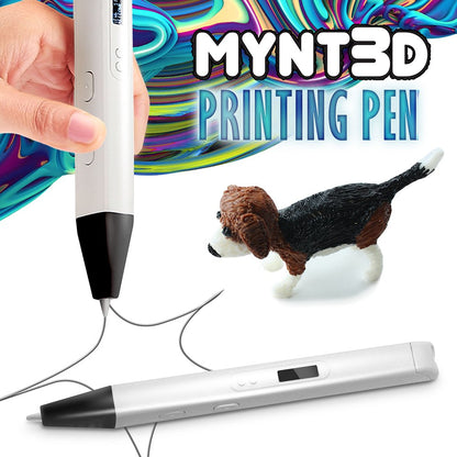 MYNT3D Fachmann 3D Druckstift OLED Anzeige – Weiss
