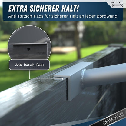 Tarpofix Planenbügel für Anhänger, Aluminium Spriegel 100-145 cm