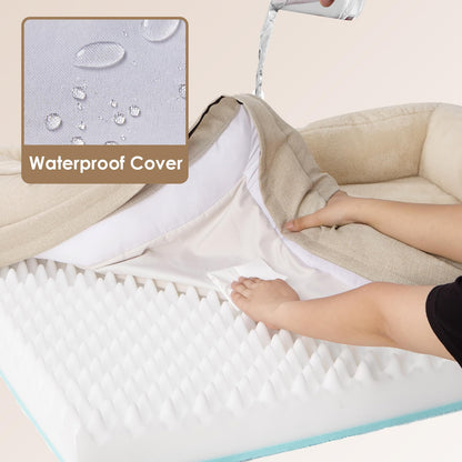 EHEYCIGA Orthopädisches Hundebett Mittelgross - Beige