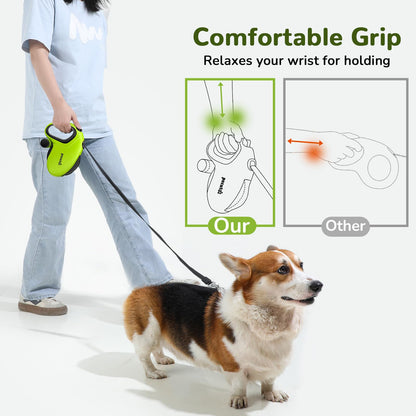 Pecute Rollleine 10 m, Hundeleine für Hunde bis 50 kg