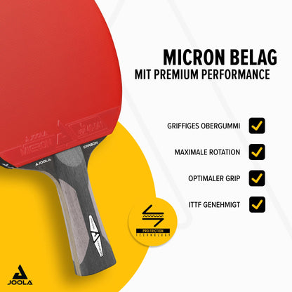 JOOLA Rosskopf Carbon Tischtennisschläger Wettkampf