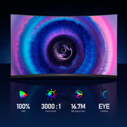 KOORUI Curved Gaming Bildschirm 32" QHD 170Hz VA Panel
