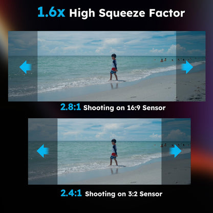 SIRUI 100mm T2.9 1.6X Full-Frame Anamorphic Objektiv - E-Mount