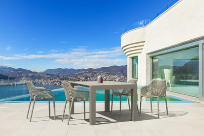 CLP Stuhl Air XL Stapelbarer Terrassenstuhl Schlamm