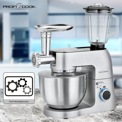 ProfiCook PC-KM 1189 Knetmaschine – Universal 3in1