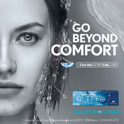 Bausch + Lomb ULTRA ONE DAY sphärische Tageslinsen - 90 Stück