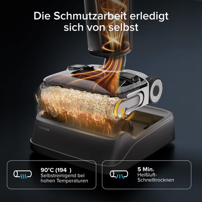 roborock F25 XT Nass-Trockensauger mit Wischfunktion, kabellos