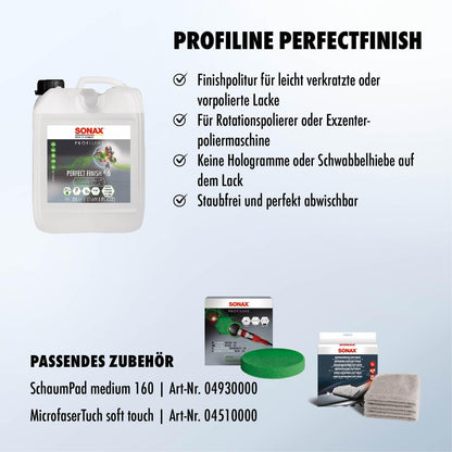SONAX PROFILINE PerfectFinish 1-Stufen-Finishpolitur 5 Liter