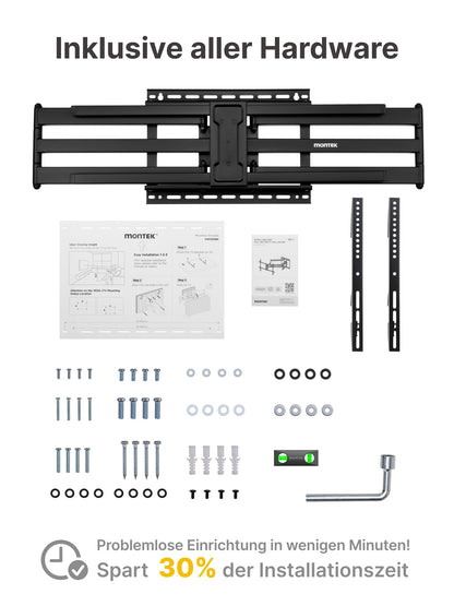 monTEK Langarm 1080mm TV Wandhalterung - 43-90 Zoll