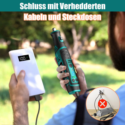 NEU MASTER Akku Multifunktionswerkzeug 8V mit 117-tlg. Zubehör