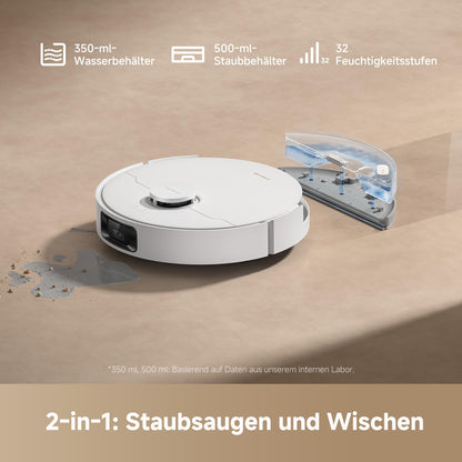 dreame D20 Pro Plus Saugroboter mit Wischfunktion, 13.000 Pa