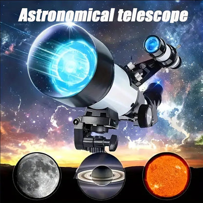 Misilmp Astronomie Refraktor Teleskop 70/400mm – Weiss