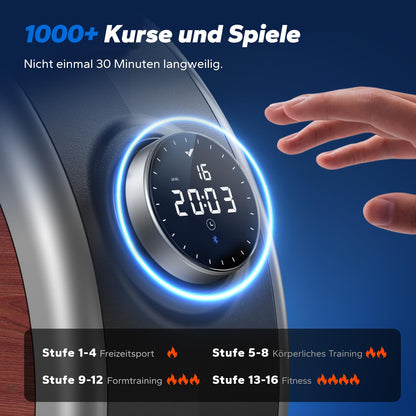 MERACH 16-Stufen Magnet Rudergerät – Elektrisch für Zuhause