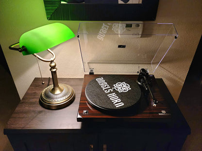 Newrays Bankers Schreibtischlampe – grünes Glas, Zugkette