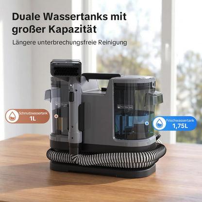 Lubluelu Nasssauger Polsterreiniger 600 W für Teppich, Sofa & Auto