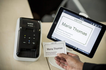 Brother QL820NWBC Labeldrucker mit WLAN & Bluetooth - Schwarz/Weiss