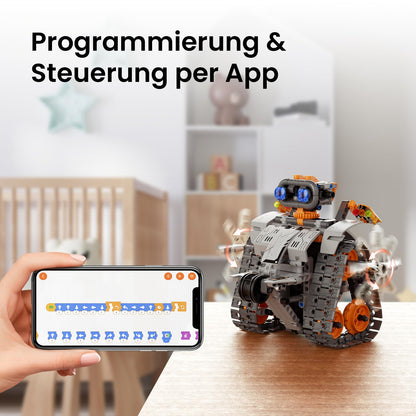 Sillbird Roboter Baukasten 5-in-1, programmierbares Robotik Set