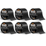 TAPEBEAR Butylband wasserdicht 100 mm x 5 m, selbstklebend, 6 Rollen, Dichtband zum Abdichten von Balken und Holz