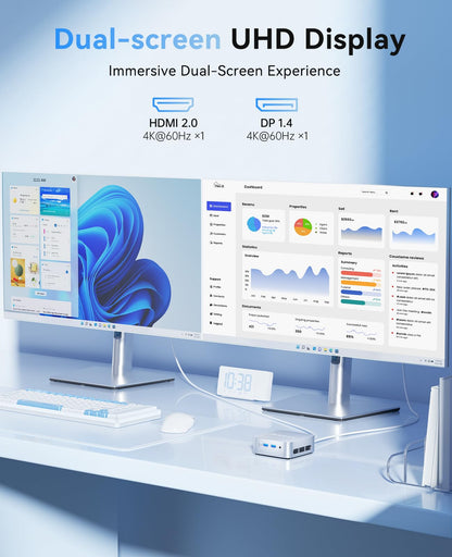 ACEMAGICIAN Vista Mini V1 Mini PC - Intel N97 16GB 512GB Win 11 Pro