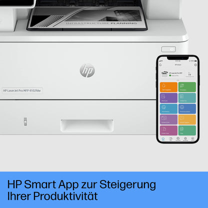 HP LaserJet Pro MFP 4102fdw Multifunktionsdrucker Schwarz-Weiss