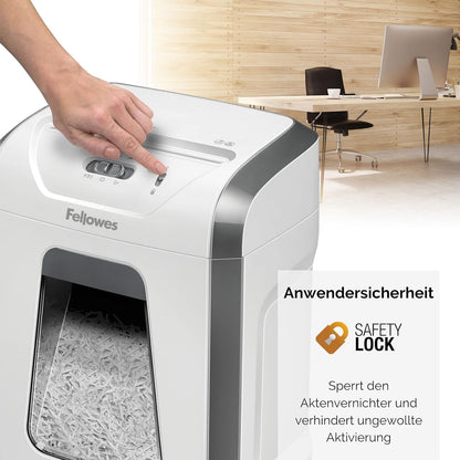 Fellowes Powershred FS-12C Aktenvernichter Partikelschnitt Weiss