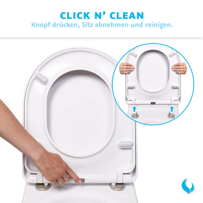 Bullseat WC Sitz Duravit Starck 2/3 – Absenkautomatik, Weiss
