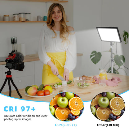 LightPro LED Beleuchtungsset Zweifarbig – Doppelpack mit Stativ