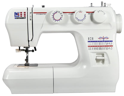 W6 WERTARBEIT N 1235/61 Freiarm Nutzstich Nähmaschine - Weiss