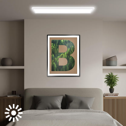 BRILONER LED Deckenleuchte Panel flach – 98cm Weiss