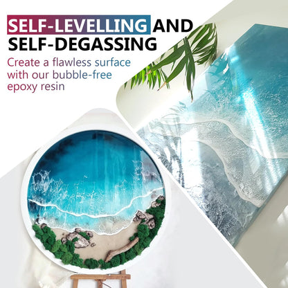 EPRESINART Epoxidharz Giessharz Set Kristallklar 3785ml