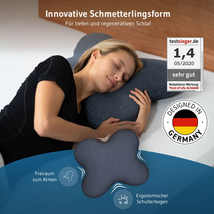 ACAMAR QuickDry Orthopädisches Nackenkissen – Seitenschläfer