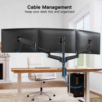 HUANUO 3-fach Monitorhalterung – 17-32 Zoll Schwarz