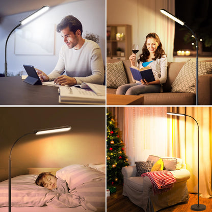 marctronic LED Stehlampe Deckenfluter dimmbar mit Fernbedienung