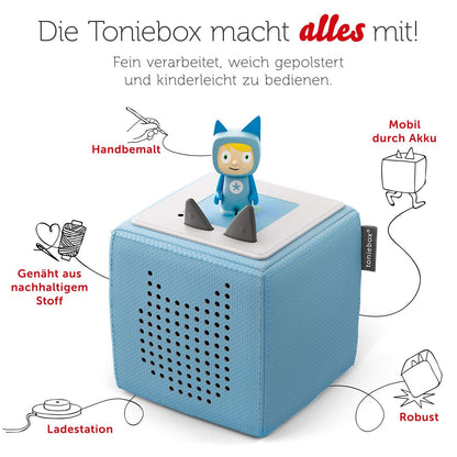 Toniebox Starterset Blau - Paw Patrol Hörfiguren & Kreativtonie