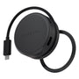 SATECHI OntheGo 7-in-1 USB-C Hub Multiport Adapter, Space Schwarz, kompakter Hub mit Spiralkabel