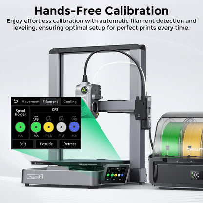 Creality Hi Combo 3D-Drucker – Mehrfarben, 500mm/s, 26x26x30cm