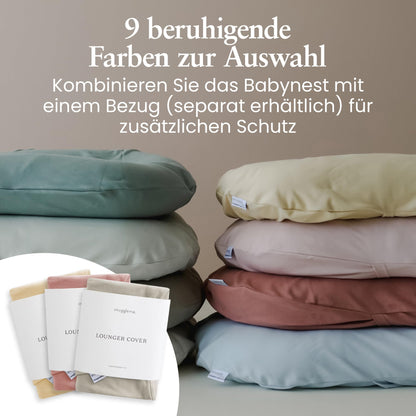 Snuggle Me Babynest 0-9 Monate Bio-Baumwolle - Birch