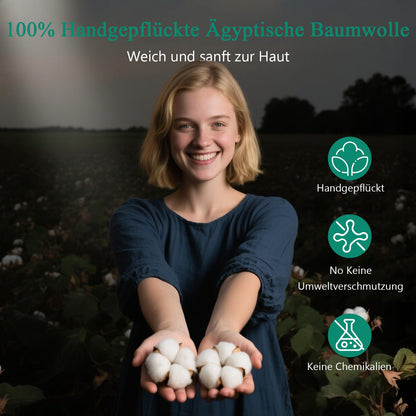 APSMILE Daunendecke Ganzjahr 200x200 – Gänsedaunen Baumwolle