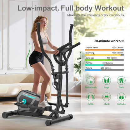 SportFit Crosstrainer Ellipsentrainer - ultraleise Bluetooth 16 Stufen